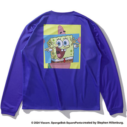 SPALDING Sponge Bob Bigface Longsleeve　ディープシー