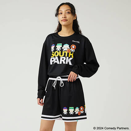 SPALDING South Park Basketball Longsleeve　黒