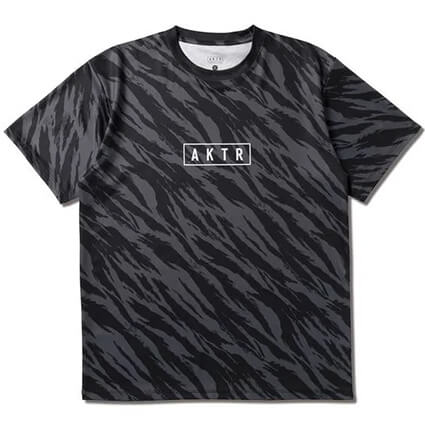 AKTR Beast Camo AKTR Logo Sports Tee　黒