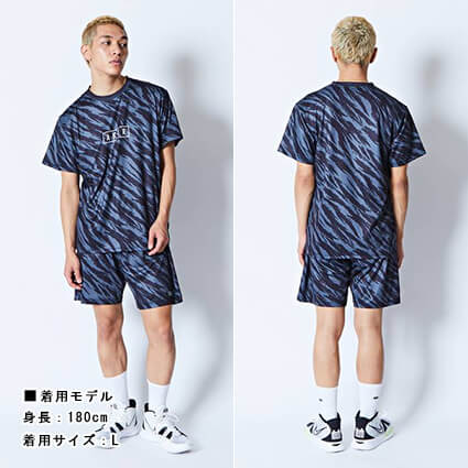 AKTR Beast Camo AKTR Logo Sports Tee　黒