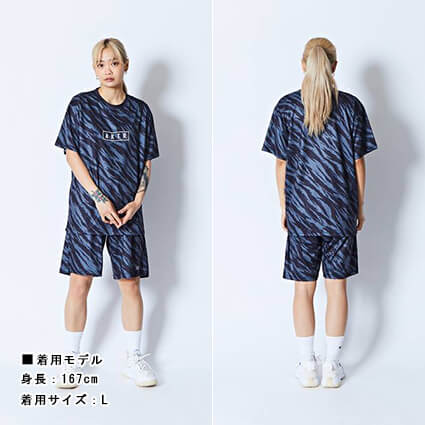 AKTR Beast Camo AKTR Logo Sports Tee　黒