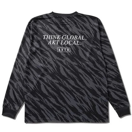 AKTR Beast Camo AKT Local Loose Fit Sports L/S　黒
