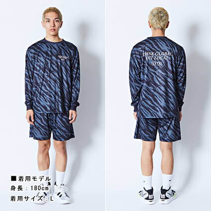 AKTR Beast Camo AKT Local Loose Fit Sports L/S　黒
