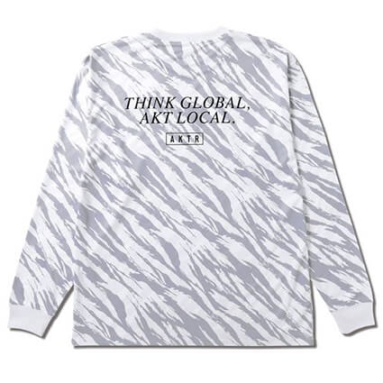 AKTR Beast Camo AKT Local Loose Fit Sports L/S　白