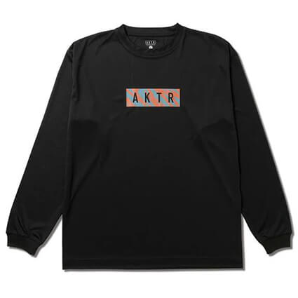 AKTR Beast Camo Box Logo Sports L/S　黒