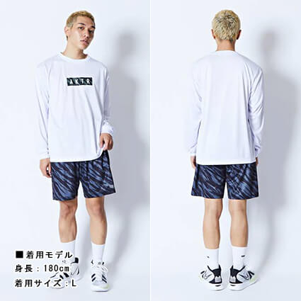 AKTR Beast Camo Box Logo Sports L/S　白