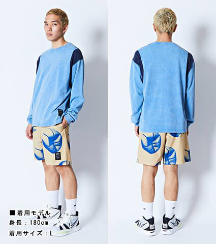 AKTR B.B. Dot 6.5-Inch Shorts　ベージュ