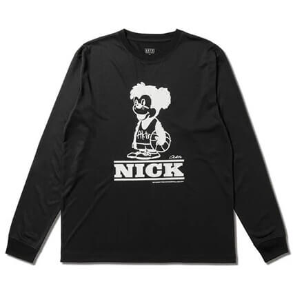 AKTR Cartoon Nick Sports L/S　黒