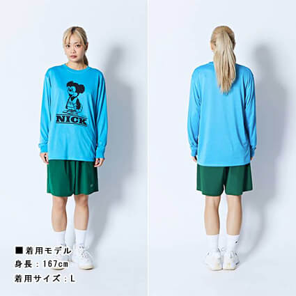AKTR Cartoon Nick Sports L/S　ブルー