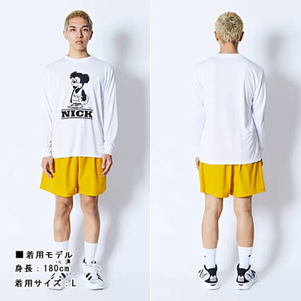 AKTR Cartoon Nick Sports L/S　白