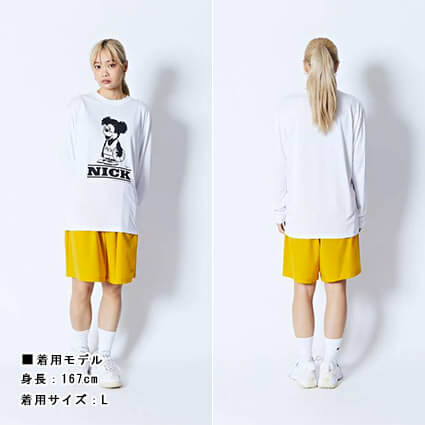 AKTR Cartoon Nick Sports L/S　白