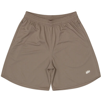 ballaholic Basic Zip Shorts　トープグレー/オフホワイト