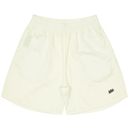 ballaholic Basic Zip Shorts　オフホワイト/黒