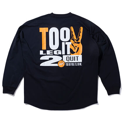 LEGIT Too LEGIT 2 Quit L/S　黒