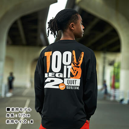 LEGIT Too LEGIT 2 Quit L/S　黒