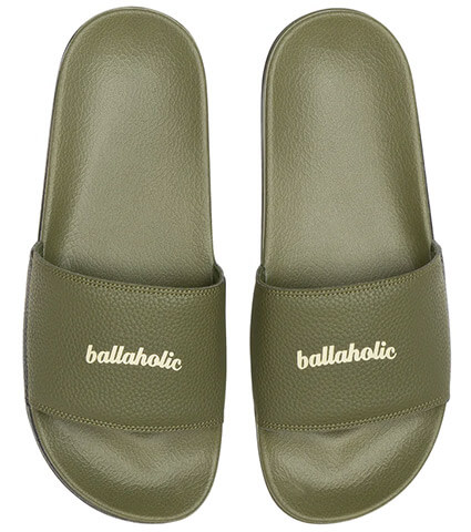 ballaholic Logo Slides　オリーブ
