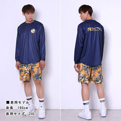 Arch Debris L/S　紺