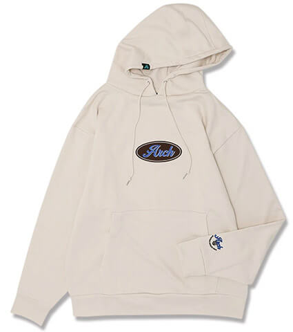 Arch Oval Logo Sweat P/O Parka　ペイルオーク