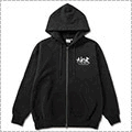 AKTR Aerosteam Photo Sweat Zip Hoodie　黒