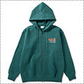 AKTR Aerosteam Photo Sweat Zip Hoodie　グリーン