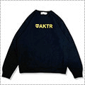 AKTR x 68&BROTHERS Logo Crew Sweat　黒