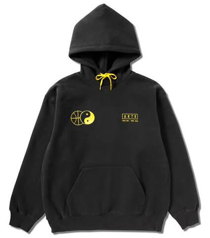 AKTR Yin-Yang Sweat Hoodie　チャコール