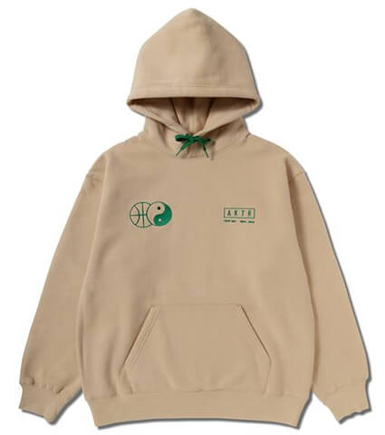 AKTR Yin-Yang Sweat Hoodie　ベージュ