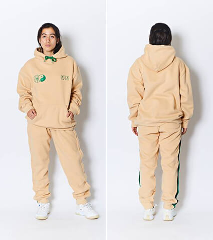 AKTR Yin-Yang Sweat Hoodie　ベージュ