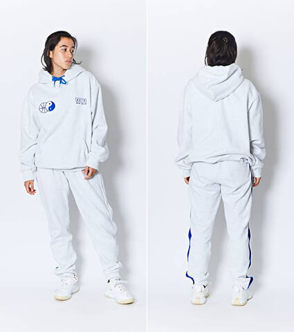 AKTR Yin-Yang Sweat Hoodie　ライトグレー