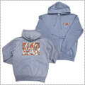 SLAM Desert Rose Zip Hoody　アシッドブルー