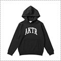 [キッズサイズ]AKTR Kids College Logo Sweat Hoodie　黒