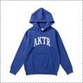 [キッズサイズ]AKTR Kids College Logo Sweat Hoodie　ブルー